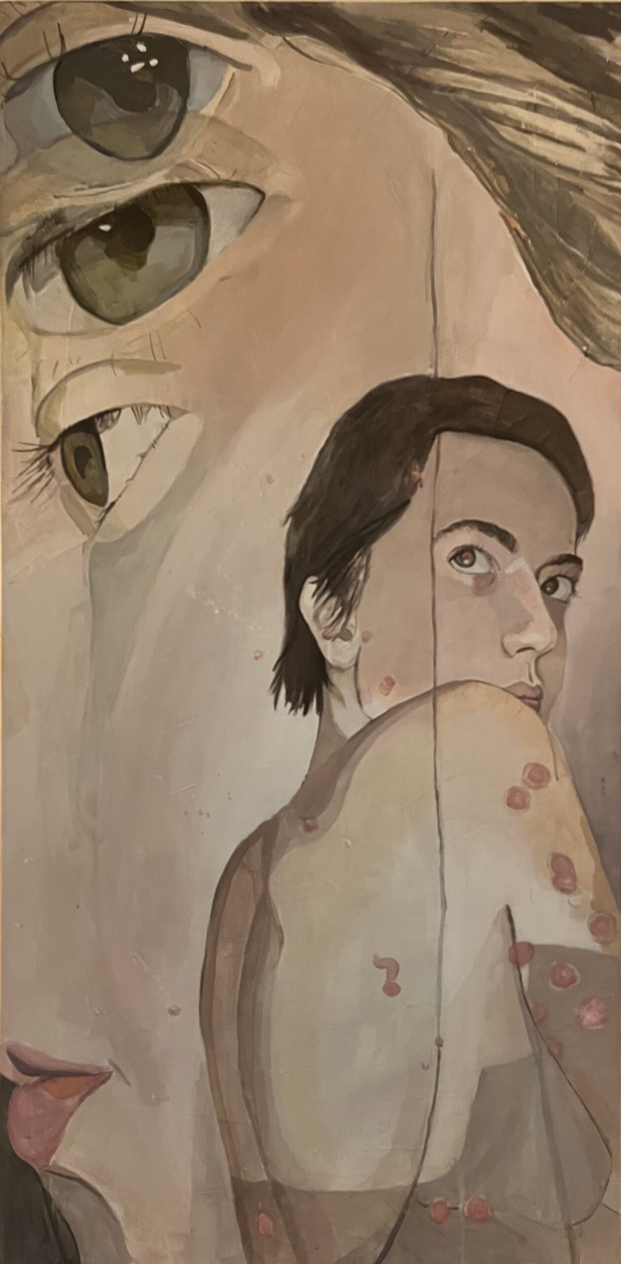 The Psoriasis Painting The Psoriasis Painting<br />
acrylic on canvas<br />
48” x 24”<br />
2024<br />
$350<br />